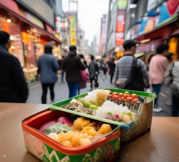 日本午餐包、街头美食与日常生活，mixing the taste of food with the essence of life.