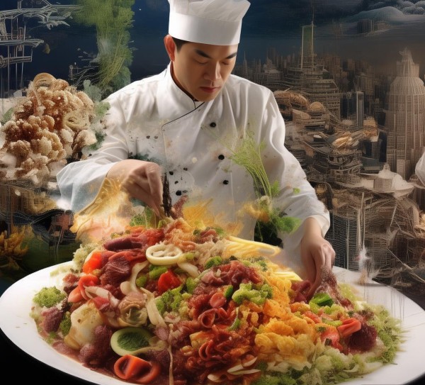 探索美食画饼中的传统与现代艺术之旅