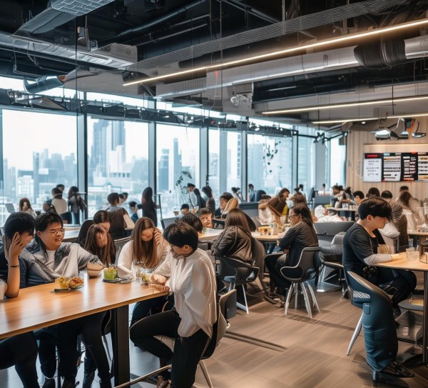 理想的上海食堂工作环境