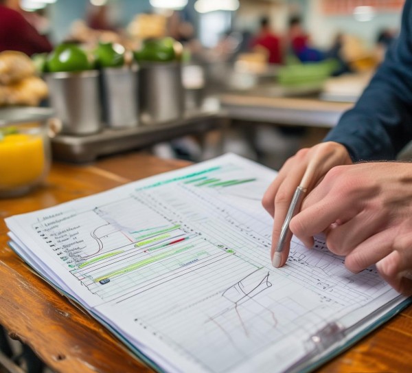 食堂对账单，管理服务的有力工具